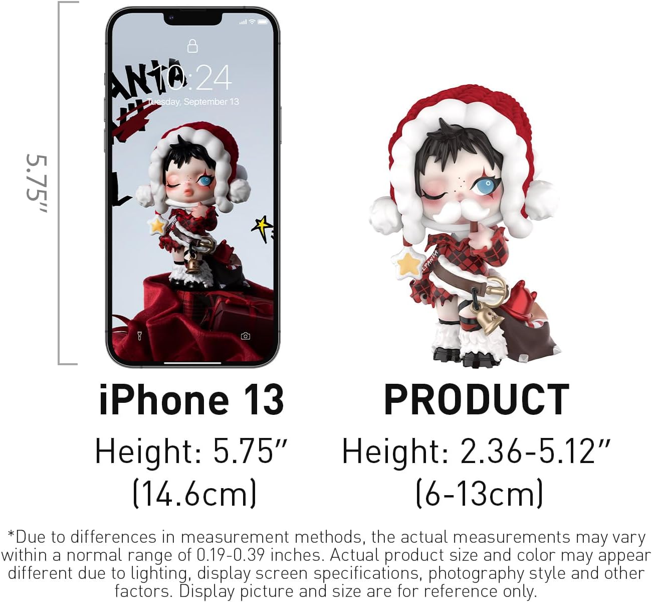 POP MART SKULLPANDA Wishing Time Series Figures, 9PCs Blind Box Figures, Random Design Action Figures Collectible Toys Home Decorations, Holiday Birthday Gifts, Whole Set