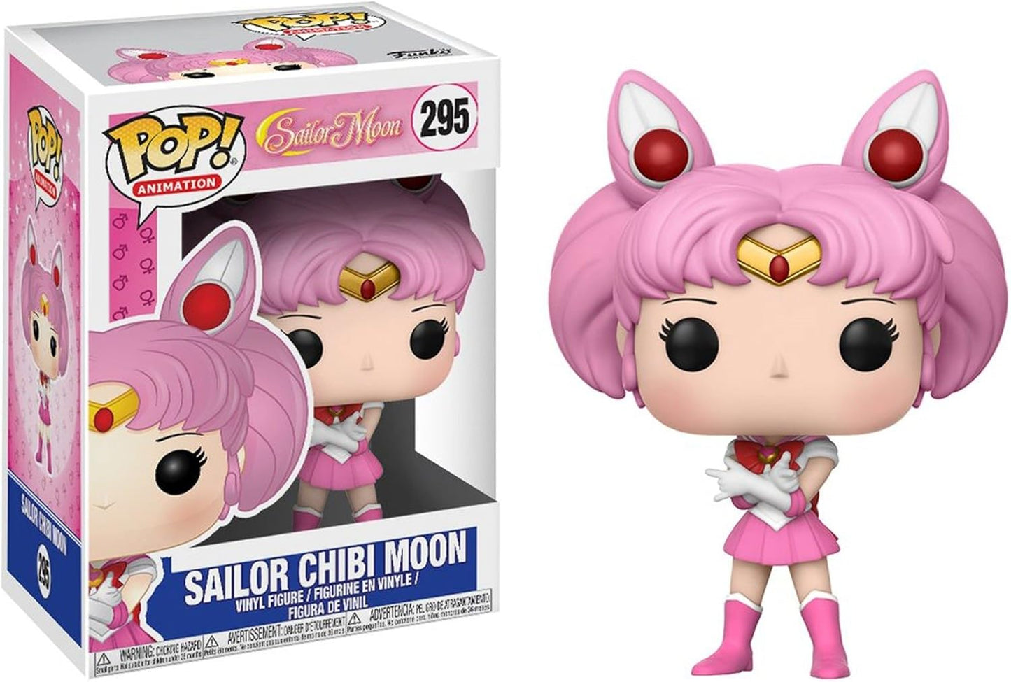 Funko 13753-PX-1U3 Pop Anime: Sailor Moon - Chibi Moon Collectible Vinyl Figure, Standard, Pink
