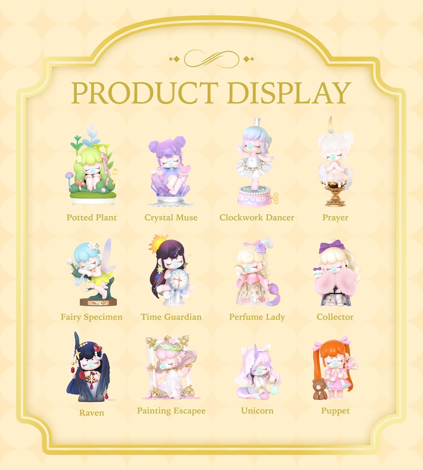 Rolife Nanci Blind Box-Fantasy Museum Series, 1PC Random Action Figure Box, Popular Collectible Toy Cute Action Figure, Creative Gifts for Birthday/Christmas Holiday