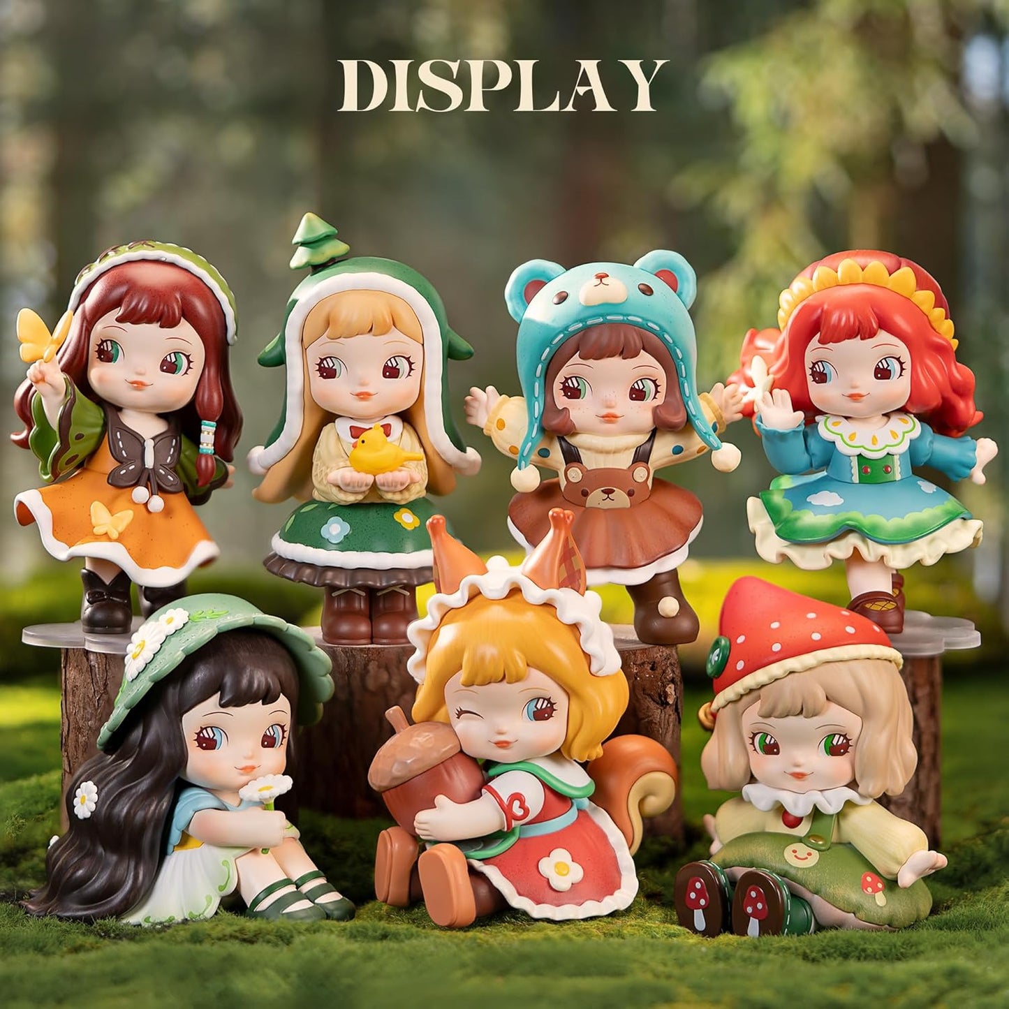 Rolife Charline Blind Box-Forest Childrens Series-Cute Action Figure-Kawaii Figures Blind Bags Creative Gift for Girls and Women